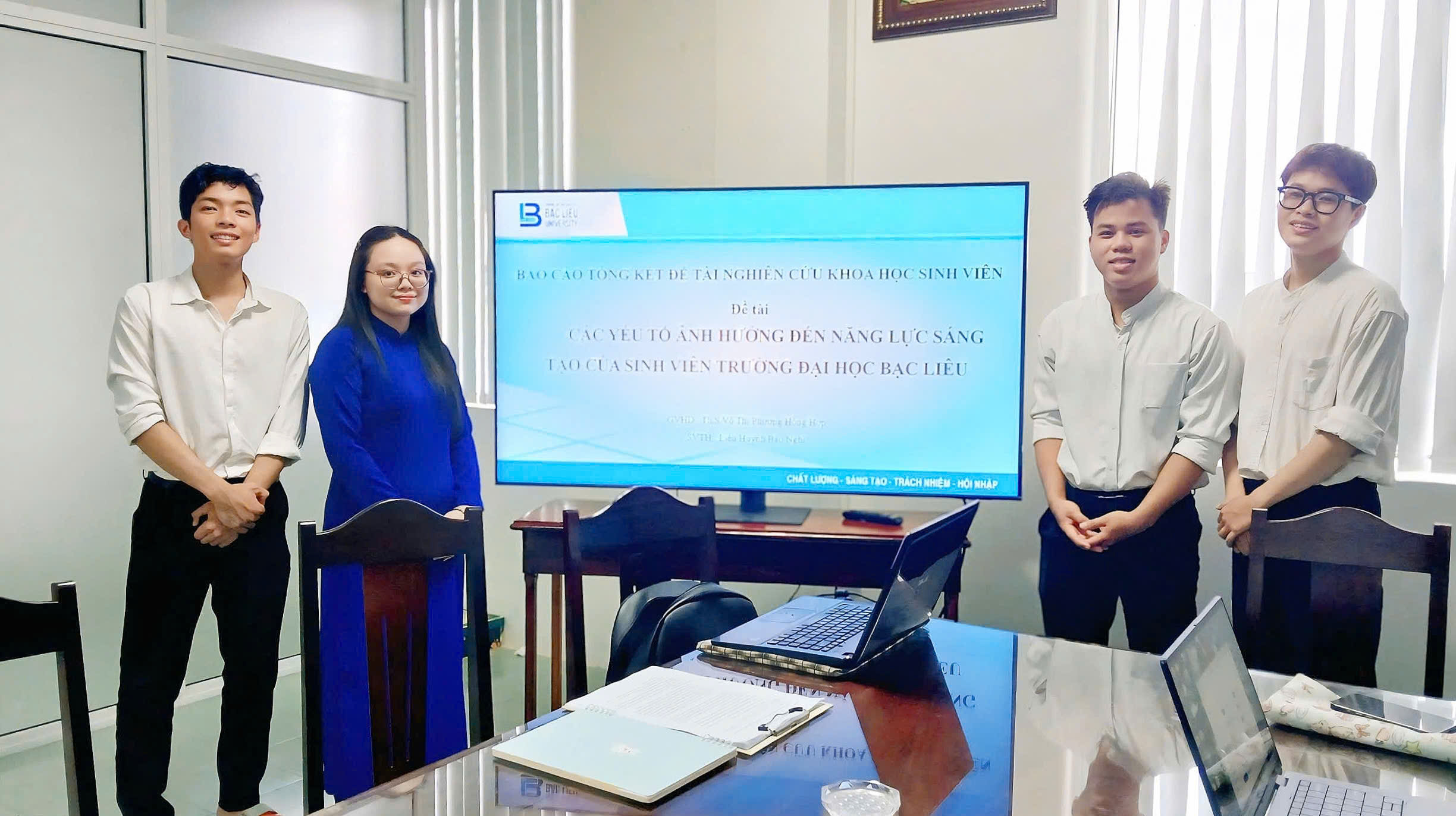 SINH VIÊN LIÊU HUỲNH BẢO NGHI BÁO CÁO NGHIỆM THU ĐỀ TÀI NGHIÊN CỨU KHOA HỌC NĂM HỌC 2025 - 2026